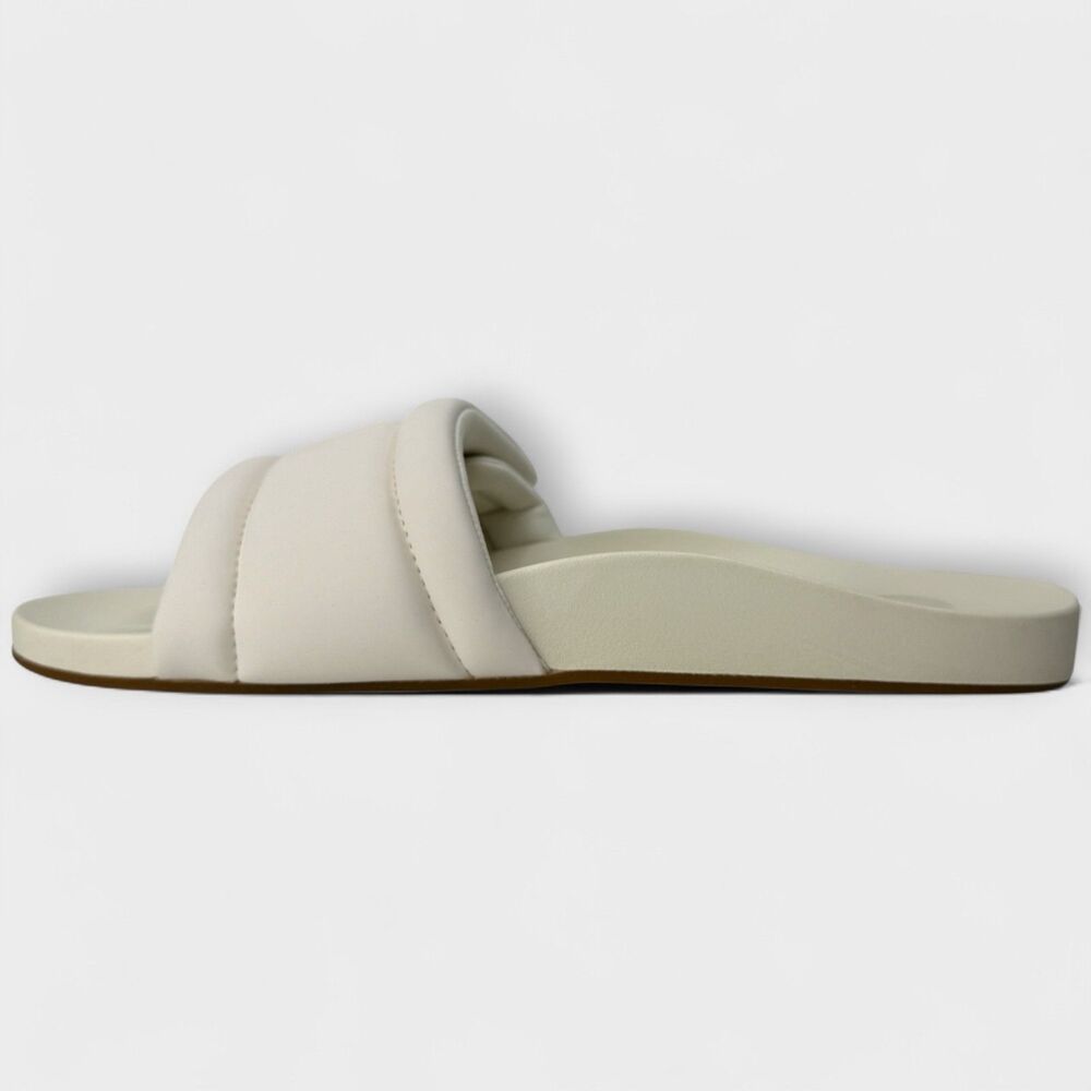 OluKai Sunbeam Puffy Slide Sandals Womens Size 9 Off White Arch Support NWOB - Picture 4 of 10